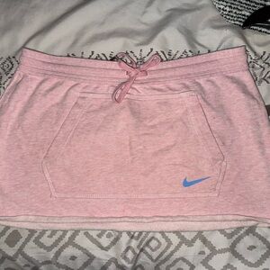 Nike Light Pink Skirt with Blue Swoosh